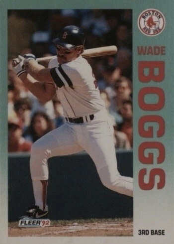 1992 Fleer #32 Wade Boggs Baseball Card