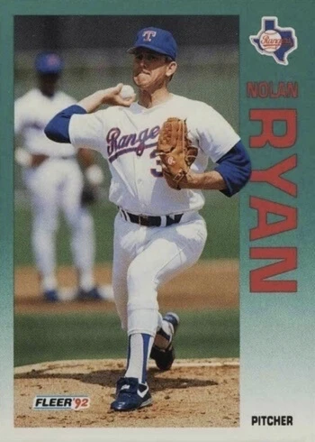 1992 Fleer #320 Nolan Ryan Baseball Card