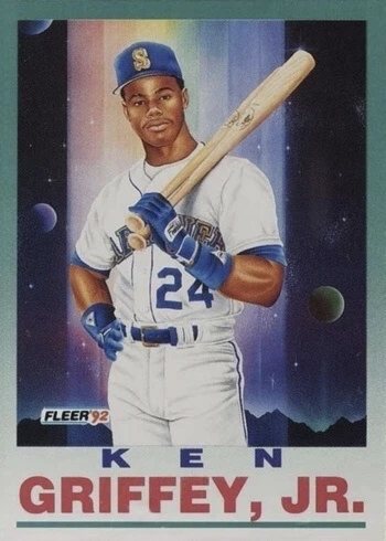 1992 Fleer #709 Ken Griffey Jr. Baseball Card