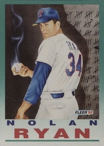 1992 Fleer #710 Nolan Ryan Baseball Card