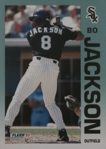 1992 Fleer #86 Bo Jackson Baseball Card
