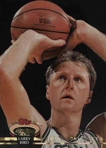 1992 Topps Stadium Club #194 Larry Bird Basketball Card