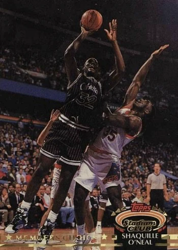 1992 Topps Stadium Club #201 Shaq Basketball Card