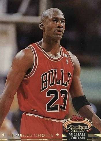 1992 Topps Stadium Club #210 Michael Jordan Basketball Card
