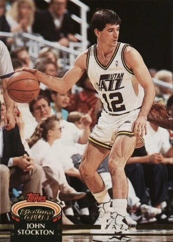 1992 Topps Stadium Club #265 John Stockton Basketball Card