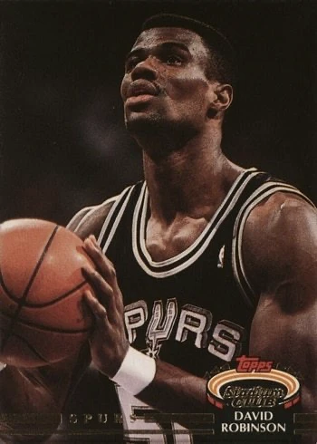 1992 Topps Stadium Club #361 David Robinson Basketball Card