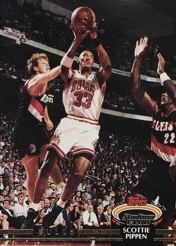 1992 Topps Stadium Club #367 Scottie Pippen Basketball Card