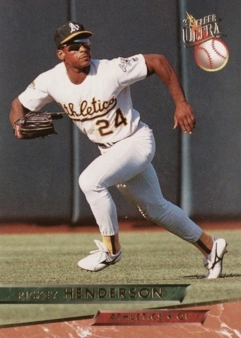 1993 Fleer Ultra #258 Rickey Henderson Baseball Card