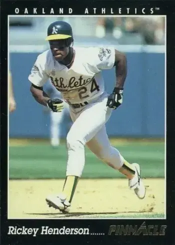 1993 Pinnacle #29 Rickey Henderson Baseball Card