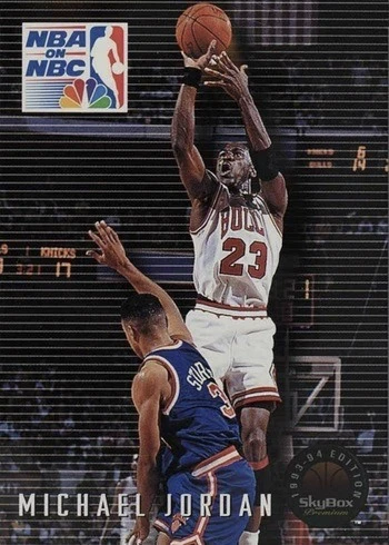 1993 SkyBox Premium #14 Michael Jordan Basketball Card