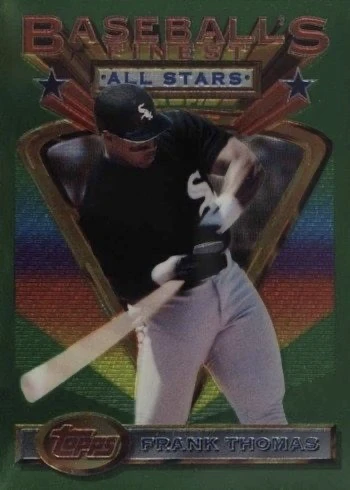 1993 Topps Finest #102 Frank Thomas Baseball Card