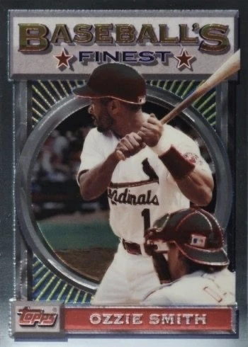 1993 Topps Finest #28 Ozzie Smith Baseball Card