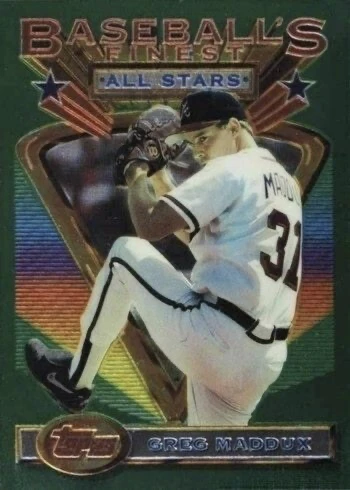 1993 Topps Finest #85 Greg Maddux Baseball Card