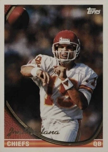 1994 Topps #520 Joe Montana Football Card