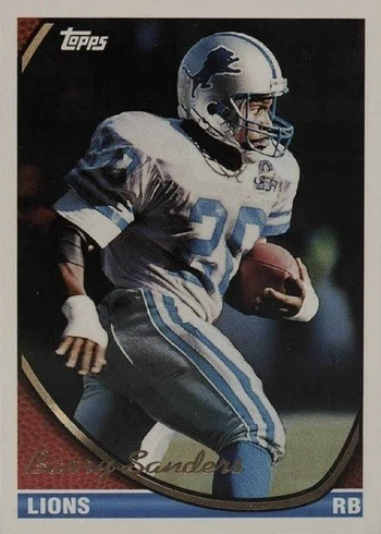1994 Topps #570 Barry Sanders Football Card