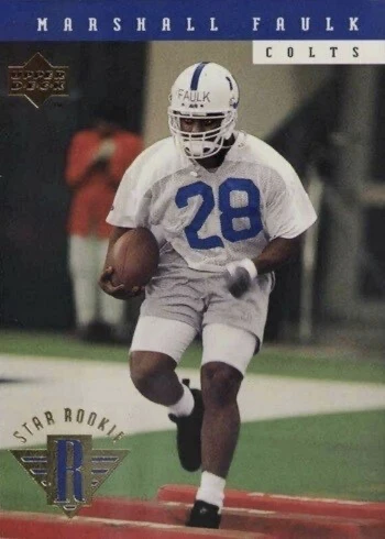 1994 Upper Deck #7 Marshall Faulk Rookie Card