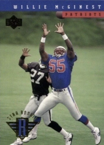 1994 Upper Deck #8 Willie McGinest Rookie Card