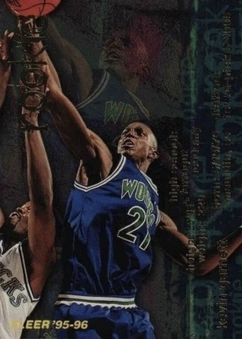 1995 Fleer #293 Kevin Garnett Rookie Card