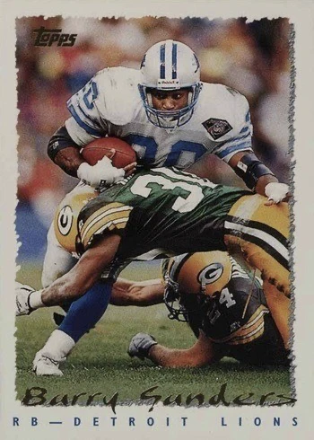 1995 Topps #110 Barry Sanders Football Card