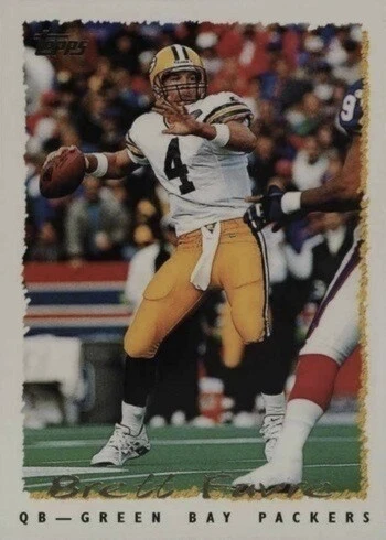 1995 Topps #345 Brett Favre Football Card