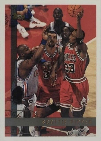 1997 Topps #1 Scottie Pippen Basketball Card