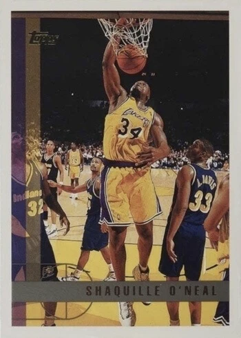 1997 Topps #109 Shaq Basketball Card