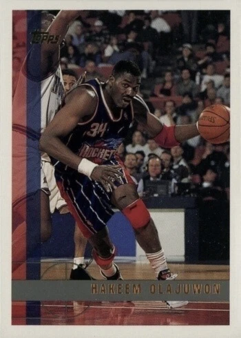 1997 Topps #203 Hakeem Olajuwon Basketball Card