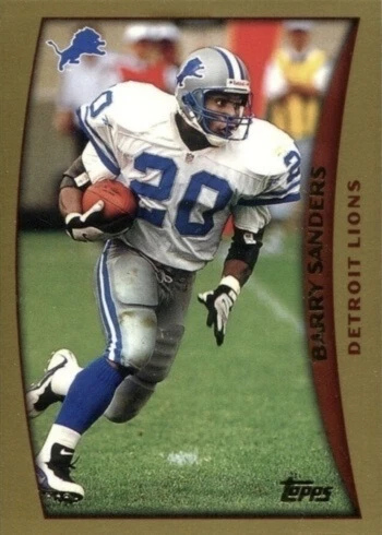 1998 Topps #1 Barry Sanders Football Card