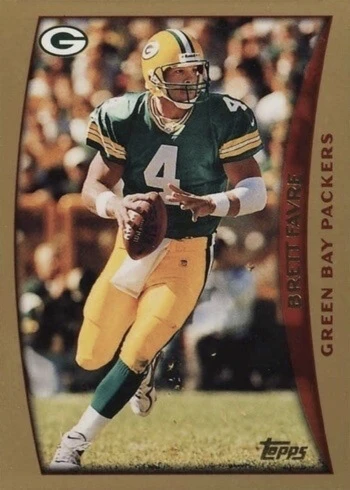 1998 Topps #100 Brett Favre Football Card