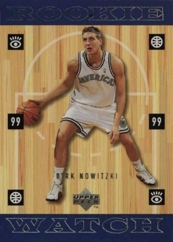 1998 Upper Deck #320 Dirk Nowitzki Rookie Card