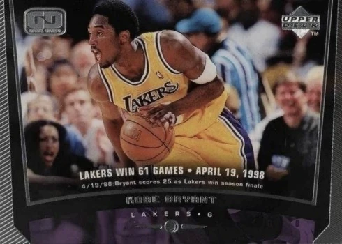 1998 Upper Deck #75 Kobe Bryant Basketball Card