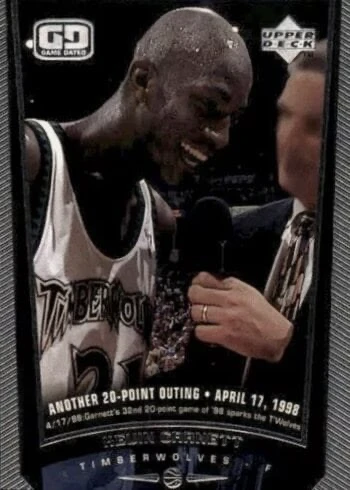 1998 Upper Deck #94 Kevin Garnett Basketball Card