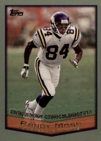 1999 Topps #318 Randy Moss Football Card