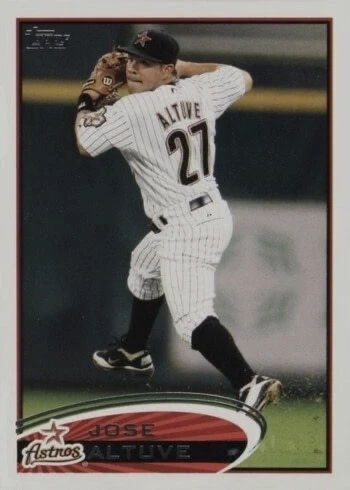 2012 Topps #187 Jose Altuve Baseball Card