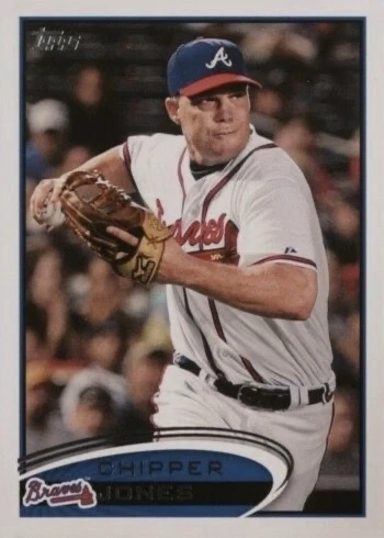 2012 Topps #305 Chipper Jones Baseball Card