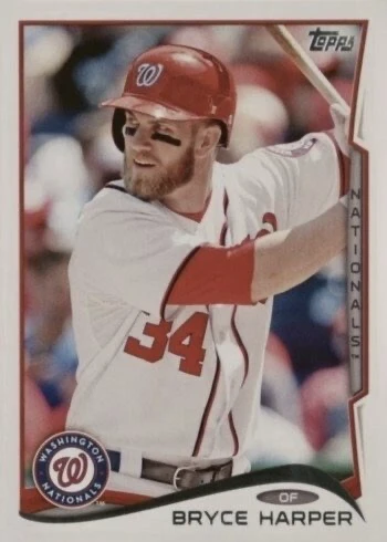 2014 Topps #100 Bryce Harper Baseball Card