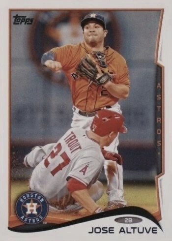 2014 Topps #210 Jose Altuve Baseball Card