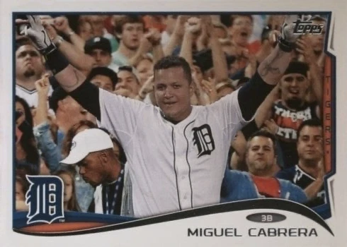 2014 Topps #250 Miguel Cabrera Baseball Card