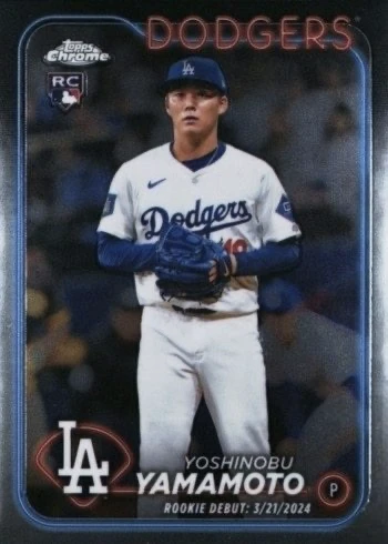 2024 Topps Chrome Update #USC108 Yoshinobu Yamamoto Baseball Card