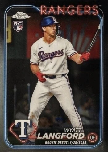 2024 Topps Chrome Update #USC37 Wyatt Langford Baseball Card