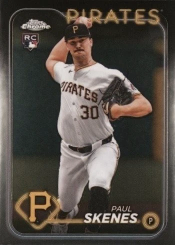 2024 Topps Chrome Update #USC88 Paul Skenes Rookie Card