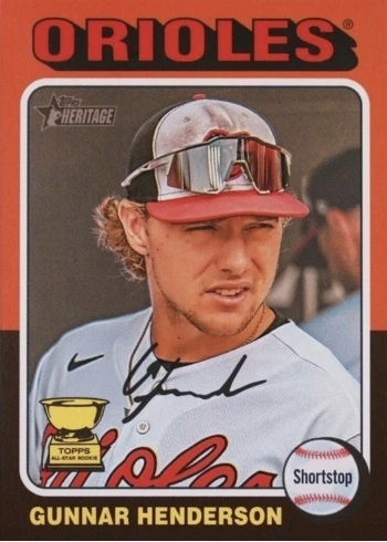 2024 Topps Heritage #24 Gunnar Henderson Baseball Card