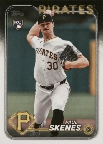 2024 Topps Update #US100 Paul Skenes Rookie Card
