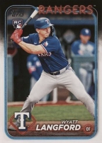 2024 Topps Update #US151 Wyatt Langford Rookie Card