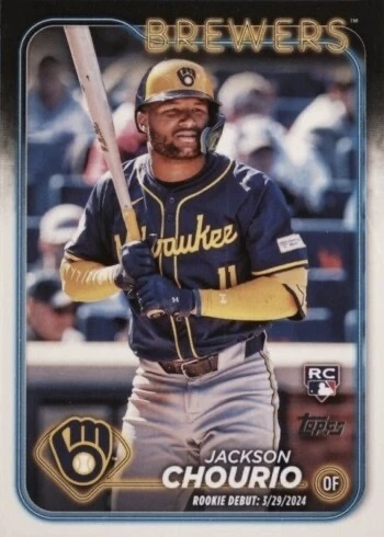 2024 Topps Update #US155 Jackson Chourio Baseball Card