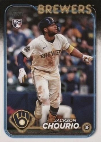 2024 Topps Update #US240 Jackson Chourio Rookie Card
