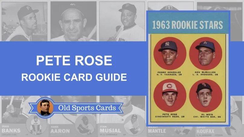 A Collage of Pete Rose Rookie Cards