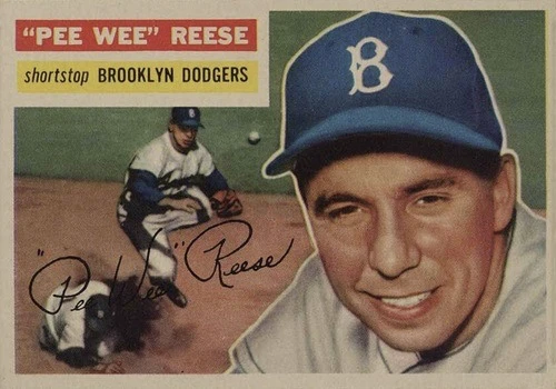 1956 Topps #260 Pee Wee Reese Baseball Card