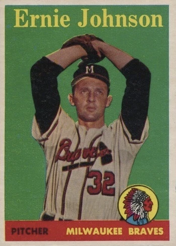 1958 Topps #78 Ernie Johnson Baseball Card