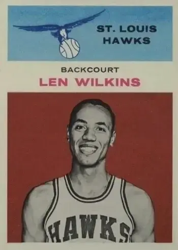 1961 Fleer #44 Len Wilkens Rookie Card